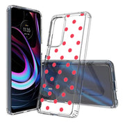 Dots Clear Print Slim Cover For Motorola   (Edge,One 5G,Ace,UW,X40,30), Print in USA