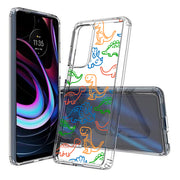 Dinosaur Cute 3 Print Slim Cover For Motorola   (Edge,One 5G,Ace,UW,X40,30), Print in USA