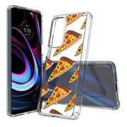 Pizza Print Slim Cover For Motorola   (Edge,One 5G,Ace,UW,X40,30), Print in USA