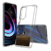 Horse Riding Print Slim Cover For Motorola   (Edge,One 5G,Ace,UW,X40,30), Print in USA