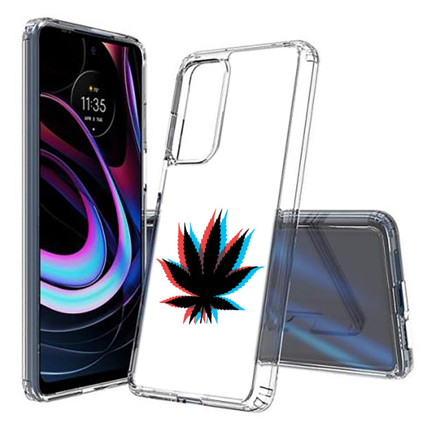 Weed 3D  Print Slim Cover For Motorola   (Edge,One 5G,Ace,UW,X40,30), Print in USA