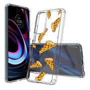 Yummy Pizza Print Slim Cover For Motorola   (Edge,One 5G,Ace,UW,X40,30), Print in USA