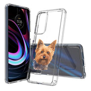 Dog Painting 9 Print Slim Cover For Motorola   (Edge,One 5G,Ace,UW,X40,30), Print in USA