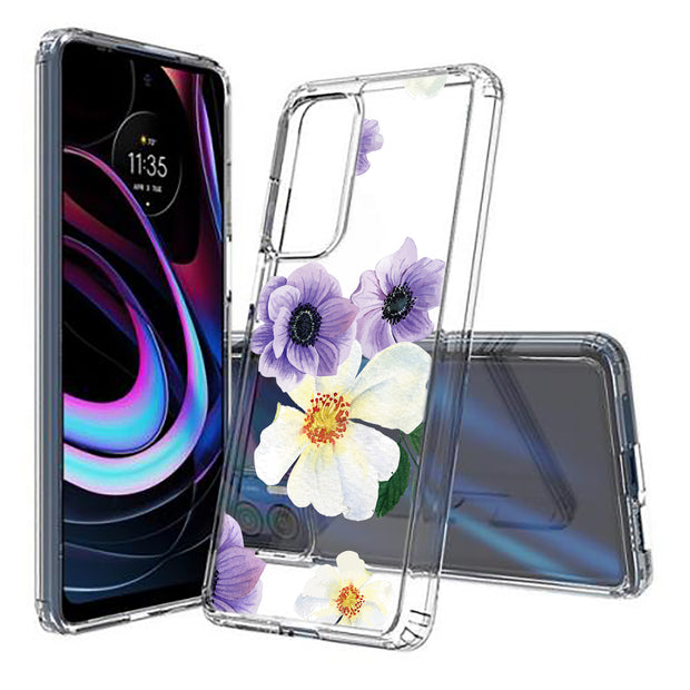 Flower 7 Print Slim Cover For Motorola   (Edge,One 5G,Ace,UW,X40,30), Print in USA