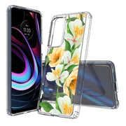 Flower 10 Print Slim Cover For Motorola   (Edge,One 5G,Ace,UW,X40,30), Print in USA