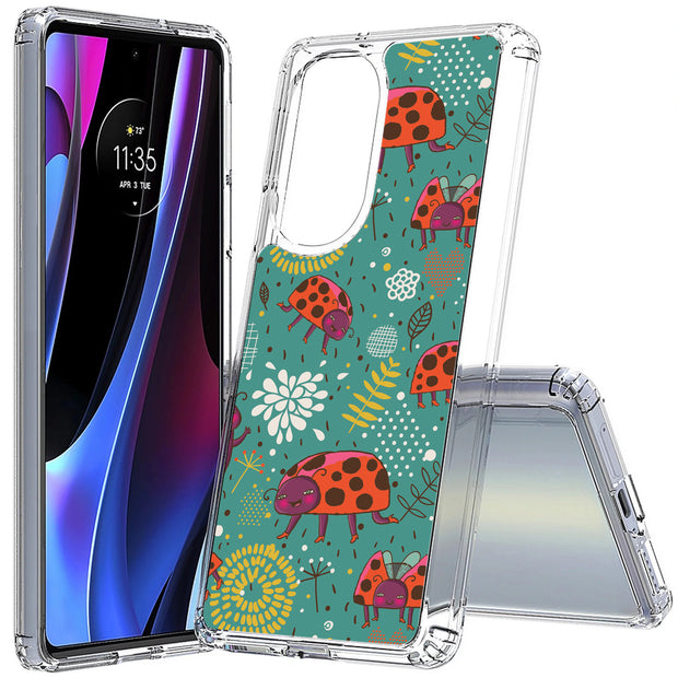 Ladybugs 1 Print Slim Cover For Motorola   (Edge,One 5G,Ace,UW,X40,30), Print in USA