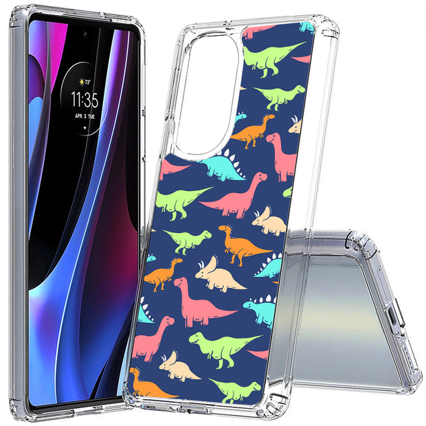 Dinosaur 1 Print Slim Cover For Motorola   (Edge,One 5G,Ace,UW,X40,30), Print in USA