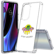 Alien Weird Print Slim Cover For Motorola   (Edge,One 5G,Ace,UW,X40,30), Print in USA