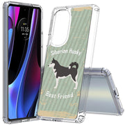 Husky Dog Print Slim Cover For Motorola   (Edge,One 5G,Ace,UW,X40,30), Print in USA