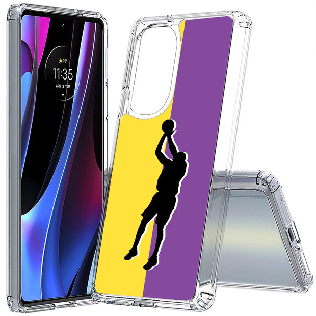 Kobe Basketball Print Slim Cover For Motorola   (Edge,One 5G,Ace,UW,X40,30), Print in USA