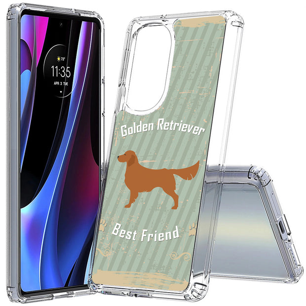 Retriever Dog Print Slim Cover For Motorola   (Edge,One 5G,Ace,UW,X40,30), Print in USA