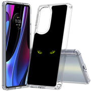 Cat Eyes Print Slim Cover For Motorola   (Edge,One 5G,Ace,UW,X40,30), Print in USA