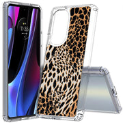 Leopard Pattern Print Slim Cover For Motorola   (Edge,One 5G,Ace,UW,X40,30), Print in USA