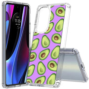 Green Avocado Print Slim Cover For Motorola   (Edge,One 5G,Ace,UW,X40,30), Print in USA