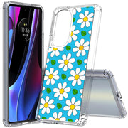 Daisy Pattern Print Slim Cover For Motorola   (Edge,One 5G,Ace,UW,X40,30), Print in USA