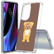 Duck Teddy Bear Print Slim Cover For Motorola   (Edge,One 5G,Ace,UW,X40,30), Print in USA