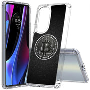 Bitcoin Crypto1 Print Slim Cover For Motorola   (Edge,One 5G,Ace,UW,X40,30), Print in USA