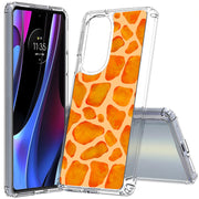 Giraffe Fur Print Slim Cover For Motorola   (Edge,One 5G,Ace,UW,X40,30), Print in USA