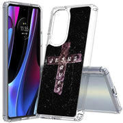 Jesus Saves 1 Print Slim Cover For Motorola   (Edge,One 5G,Ace,UW,X40,30), Print in USA