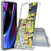 Gathering Party Print Slim Cover For Motorola   (Edge,One 5G,Ace,UW,X40,30), Print in USA