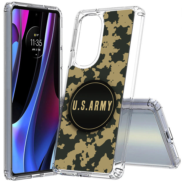 US Army 1 Print Slim Cover For Motorola   (Edge,One 5G,Ace,UW,X40,30), Print in USA