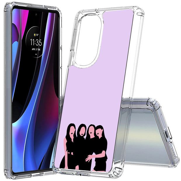 Blackpink 4 Print Slim Cover For Motorola   (Edge,One 5G,Ace,UW,X40,30), Print in USA