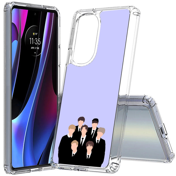 BTS KPOP 10 Print Slim Cover For Motorola   (Edge,One 5G,Ace,UW,X40,30), Print in USA