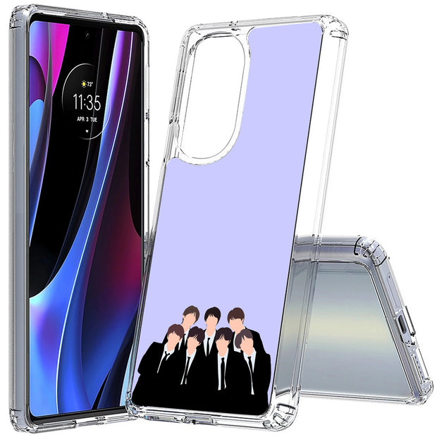 BTS KPOP 11 Print Slim Cover For Motorola   (Edge,One 5G,Ace,UW,X40,30), Print in USA