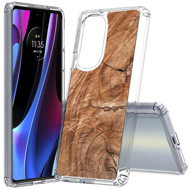 Wood 18 Print Slim Cover For Motorola   (Edge,One 5G,Ace,UW,X40,30), Print in USA