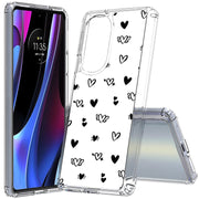 Flying Hearts Print Slim Cover For Motorola   (Edge,One 5G,Ace,UW,X40,30), Print in USA