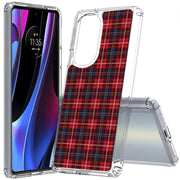 Classic Plaid 1 Print Slim Cover For Motorola   (Edge,One 5G,Ace,UW,X40,30), Print in USA