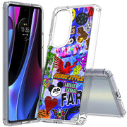 Grunge Style 1 Print Slim Cover For Motorola   (Edge,One 5G,Ace,UW,X40,30), Print in USA