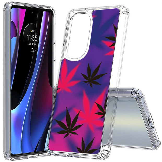 Marijuana 1 Print Slim Cover For Motorola   (Edge,One 5G,Ace,UW,X40,30), Print in USA