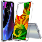 Marijuana Art Print Slim Cover For Motorola   (Edge,One 5G,Ace,UW,X40,30), Print in USA