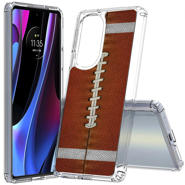 Football 1 Print Slim Cover For Motorola   (Edge,One 5G,Ace,UW,X40,30), Print in USA