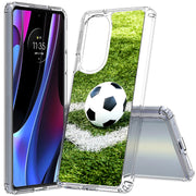 Soccer  Print Slim Cover For Motorola   (Edge,One 5G,Ace,UW,X40,30), Print in USA