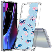 SeaShells Clams Print Slim Cover For Motorola   (Edge,One 5G,Ace,UW,X40,30), Print in USA