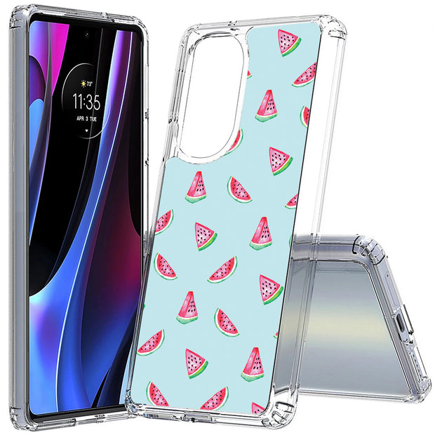 Watermelon 01 Print Slim Cover For Motorola   (Edge,One 5G,Ace,UW,X40,30), Print in USA