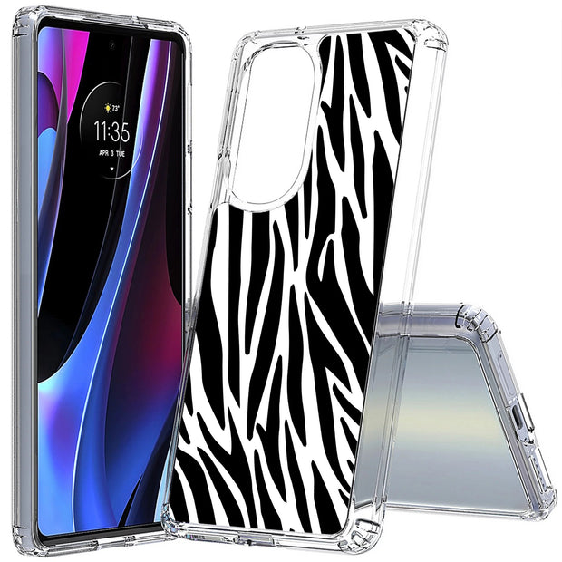 Zebra 2 Print Slim Cover For Motorola   (Edge,One 5G,Ace,UW,X40,30), Print in USA