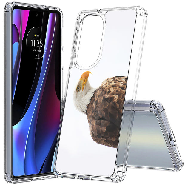 Eagle Photo Print Slim Cover For Motorola   (Edge,One 5G,Ace,UW,X40,30), Print in USA