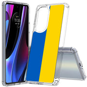 Flag Ukraine Print Slim Cover For Motorola   (Edge,One 5G,Ace,UW,X40,30), Print in USA