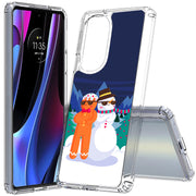 Cool Snowman Print Slim Cover For Motorola   (Edge,One 5G,Ace,UW,X40,30), Print in USA