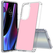Light Pink Print Slim Cover For Motorola   (Edge,One 5G,Ace,UW,X40,30), Print in USA