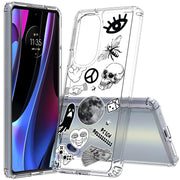 Ghost Collage Print Slim Cover For Motorola   (Edge,One 5G,Ace,UW,X40,30), Print in USA