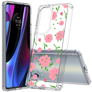 Flower 3 Print Slim Cover For Motorola   (Edge,One 5G,Ace,UW,X40,30), Print in USA