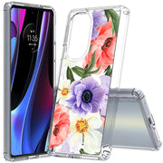 Flower 9 Print Slim Cover For Motorola   (Edge,One 5G,Ace,UW,X40,30), Print in USA