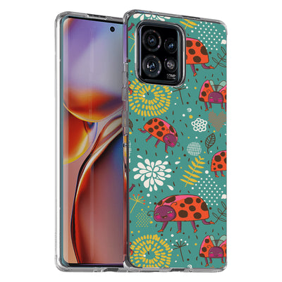 Ladybugs 1 Print Slim Cover For Motorola   (Edge,One 5G,Ace,UW,X40,30), Print in USA