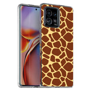 Giraffe Spot Print Slim Cover For Motorola   (Edge,One 5G,Ace,UW,X40,30), Print in USA