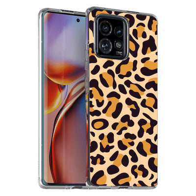 Leopard 2 Print Slim Cover For Motorola   (Edge,One 5G,Ace,UW,X40,30), Print in USA