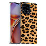 Leopard Fur 4 Print Slim Cover For Motorola   (Edge,One 5G,Ace,UW,X40,30), Print in USA